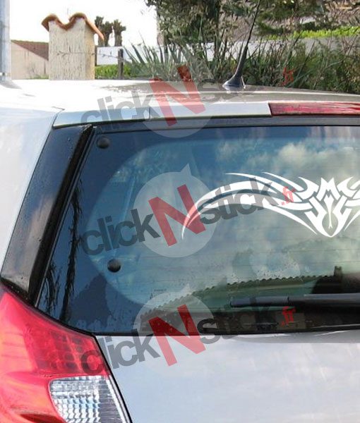 tribal 1 lunette voiture stickers