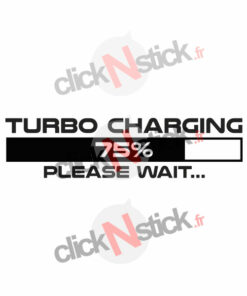 Turbo charging fun stickers
