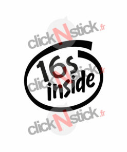 16s 16 s inside intel inside look stickers