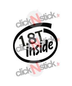 vw 1.8T inside intel inside look stickers