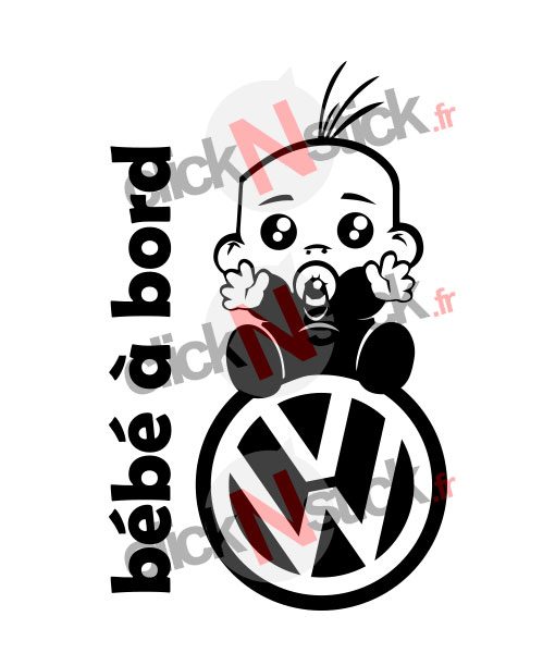 Home Decor Sticker Autocollant Bebe A Bord Volkswagen Vw Ref ab109 Home Garden Citricauca Com