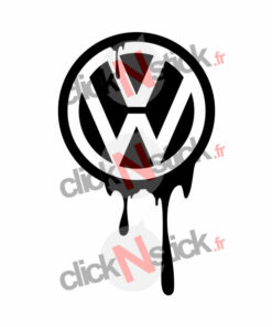 volkswagen vw coulée encre stickers