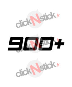 sticker 900+ cv puissance
