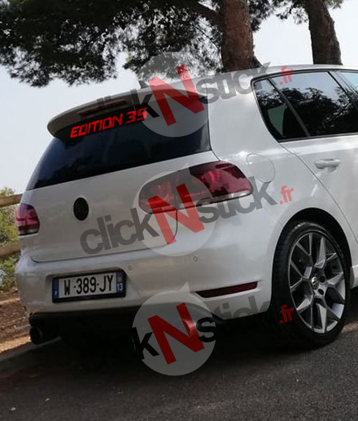 Edition 35 (Golf 6 GTI) personnalisable
