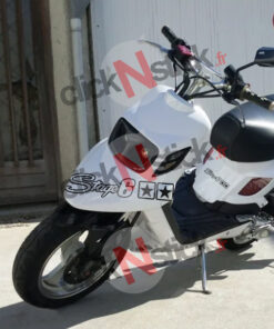 Sticker adhésif Stage6 racing scooter texte contour