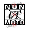 Sticker non au CT controle technique moto