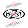 sticker 2fast racing scooter moto am6 minarelli kit performance