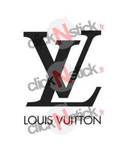 Sticker Louis Vuitton pour déco sur fût, bidon, mur, porte